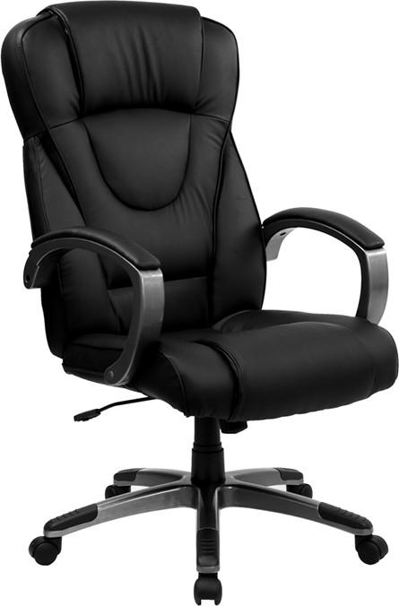 Flash Furniture High Back Black Leather Executive Swivel Office Chair