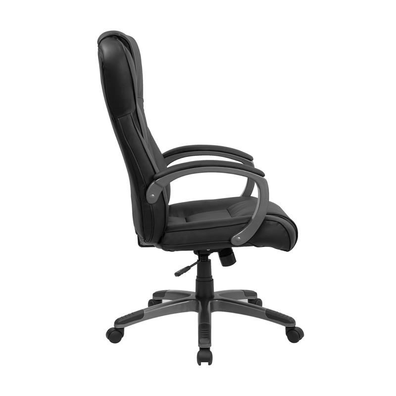 Flash Furniture High Back Black Leather Executive Swivel Office Chair