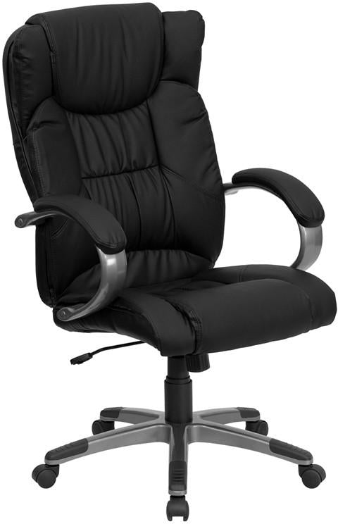 Flash Furniture High Back Black Leather Executive Swivel Office Chair
