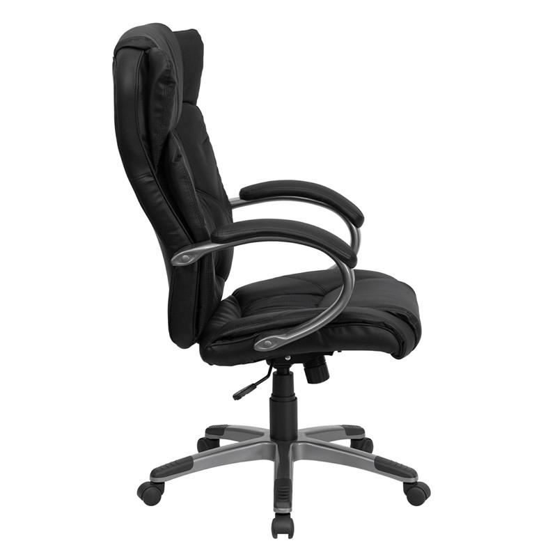 Flash Furniture High Back Black Leather Executive Swivel Office Chair