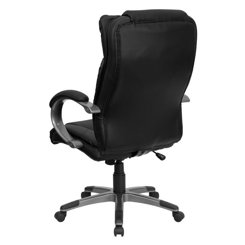 Flash Furniture High Back Black Leather Executive Swivel Office Chair