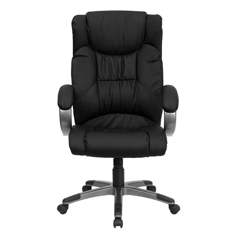 Flash Furniture High Back Black Leather Executive Swivel Office Chair
