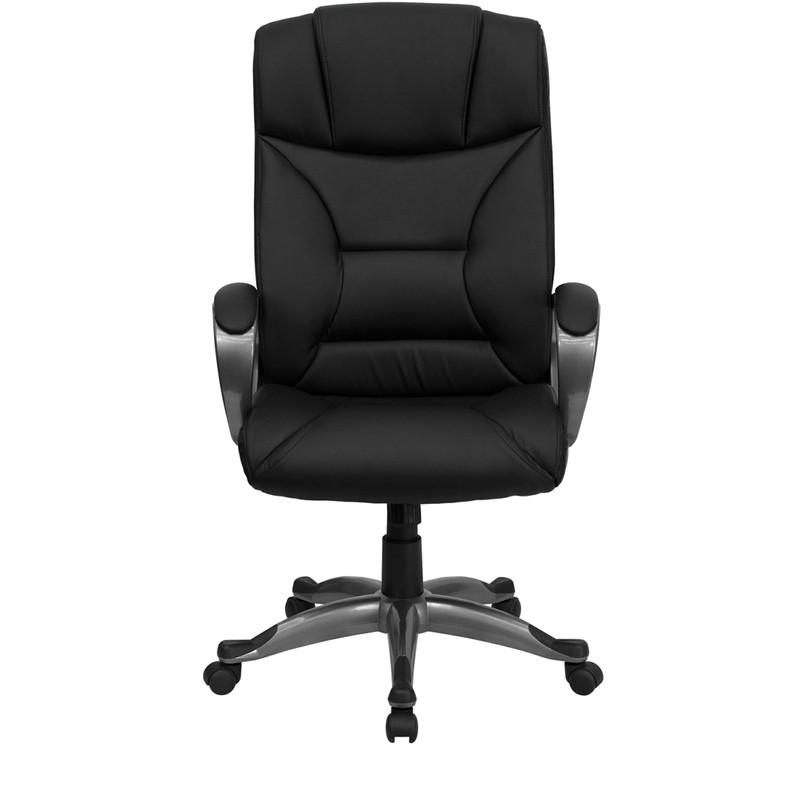 Flash Furniture High Back Black Leather Executive Swivel Office Chair