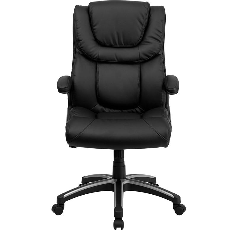 Flash Furniture High Back Black Leather Executive Swivel Office Chair