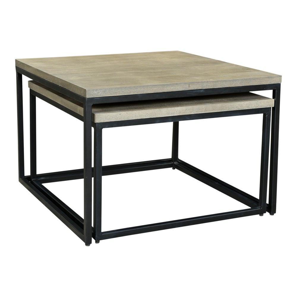 Moe's Home Collection Drey Square Nesting Coffee Tables - Set Of 2