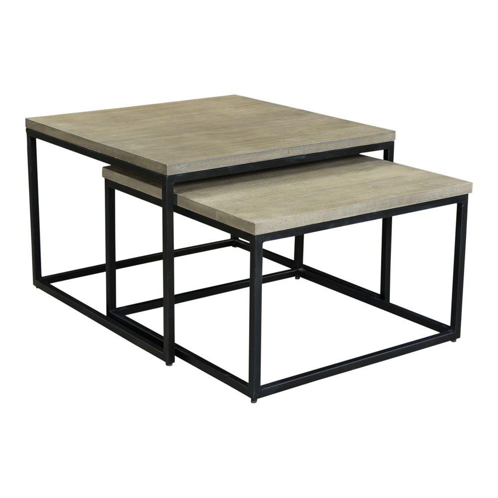 Moe's Home Collection Drey Square Nesting Coffee Tables - Set Of 2