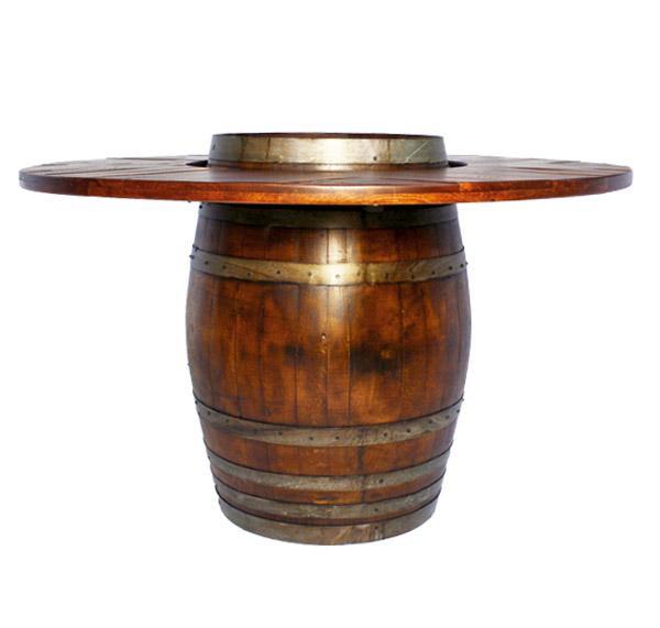 2-Day Designs Barrel Bistro Table