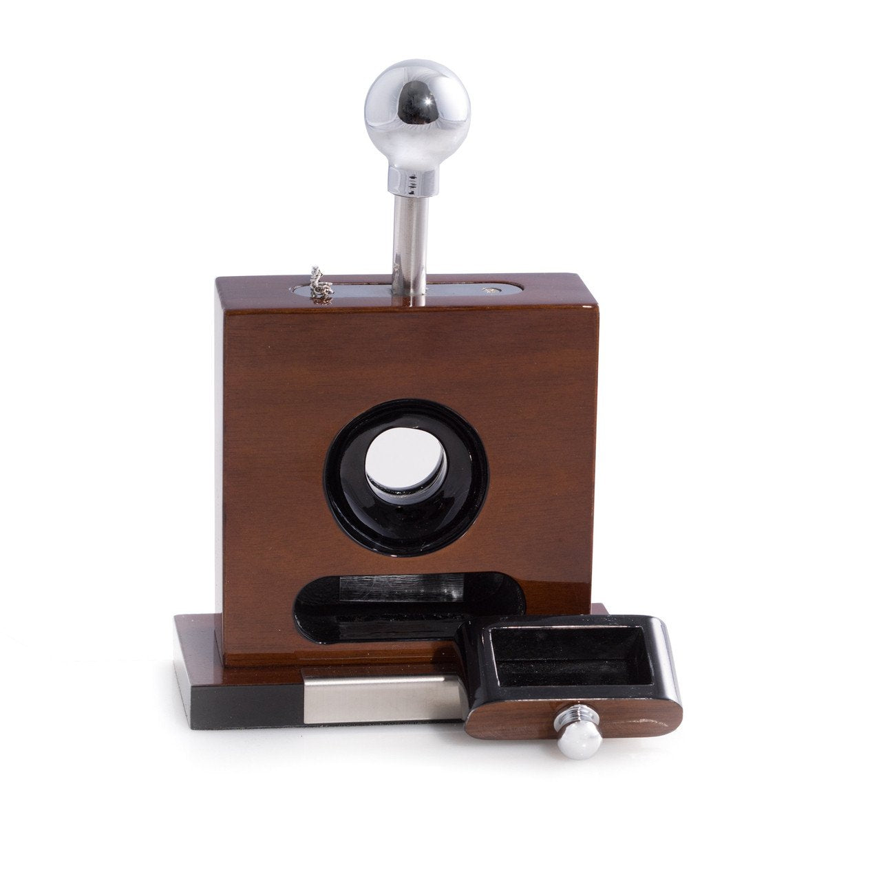 Bey-Berk Table Top Cigar Cutter with Cuttings Drawer