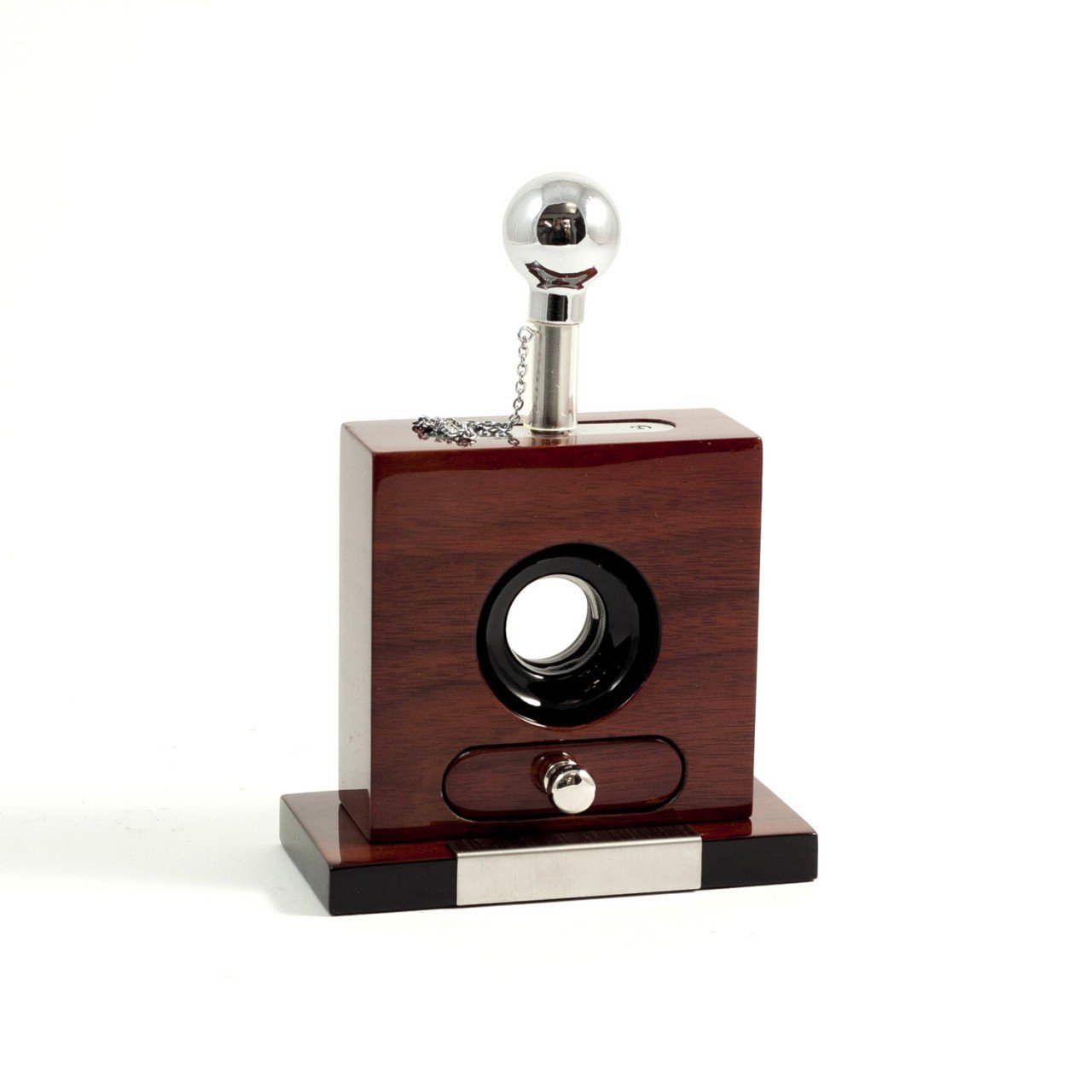 Bey-Berk Table Top Cigar Cutter with Cuttings Drawer