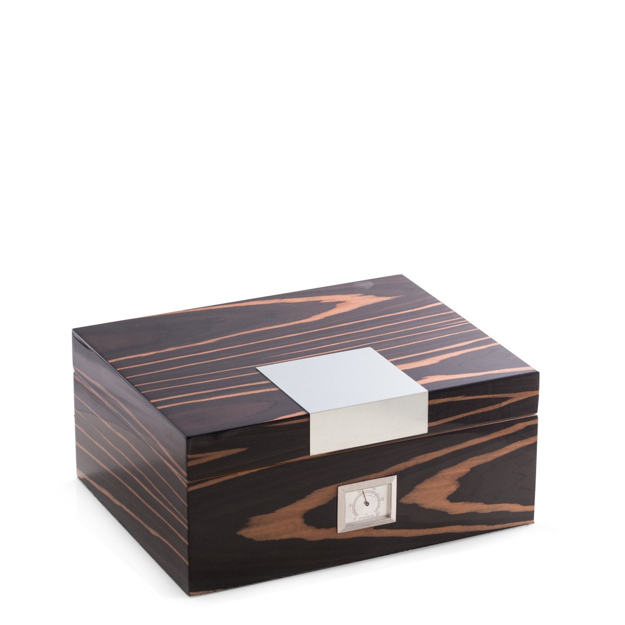 Bey-Berk "Ebony" Wood 60 Cigar Humidor