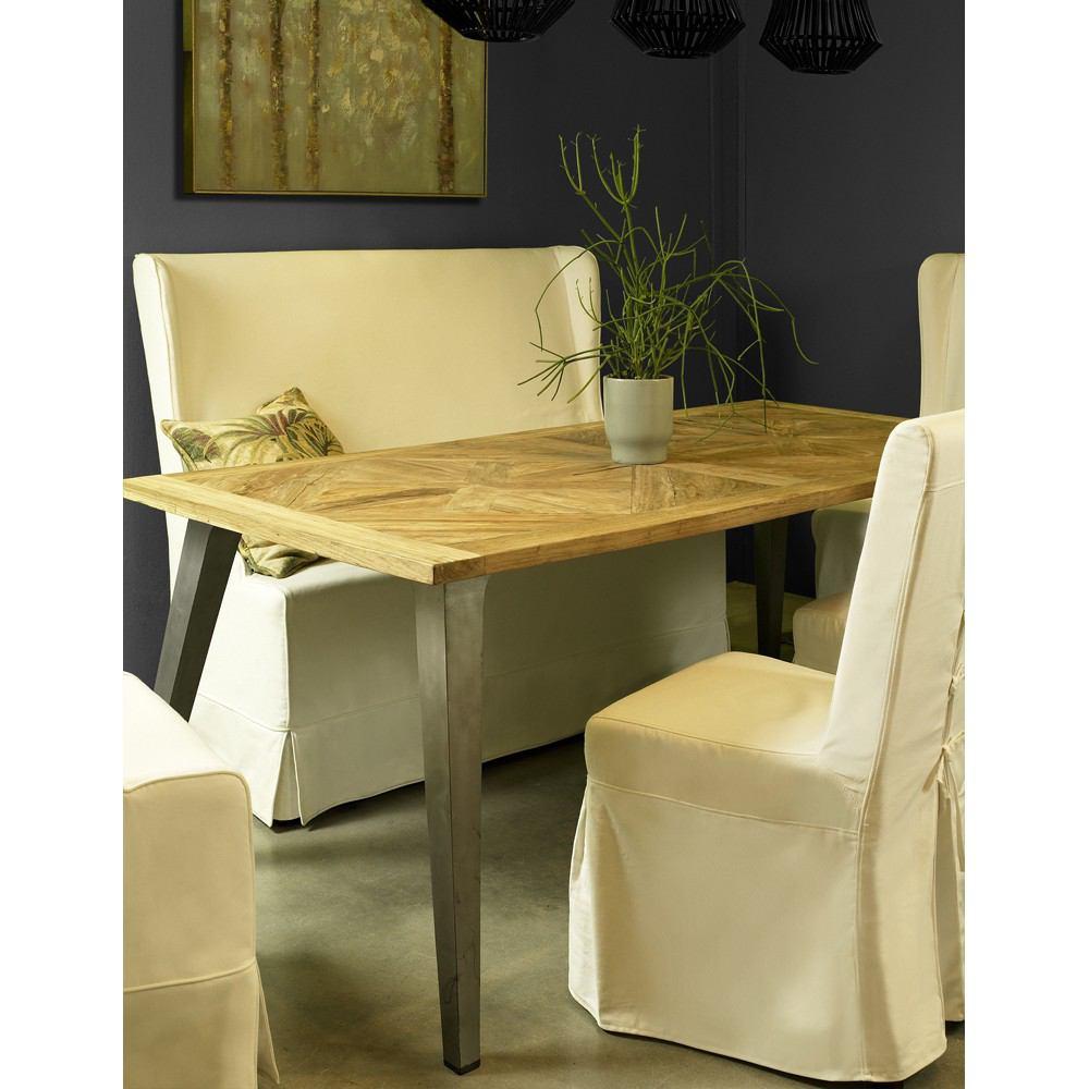 Padma's Plantation California Recycled Mosaic Teak Dining Table