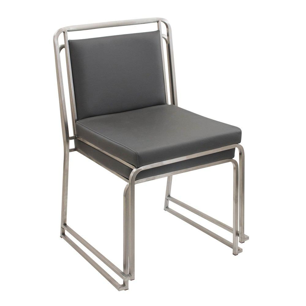 LumiSource Cascade Stackable Dining Chair - Set Of 2