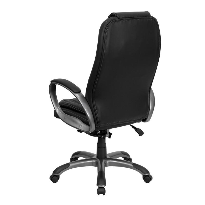 Flash Furniture High Back Black Leather Executive Swivel Office Chair