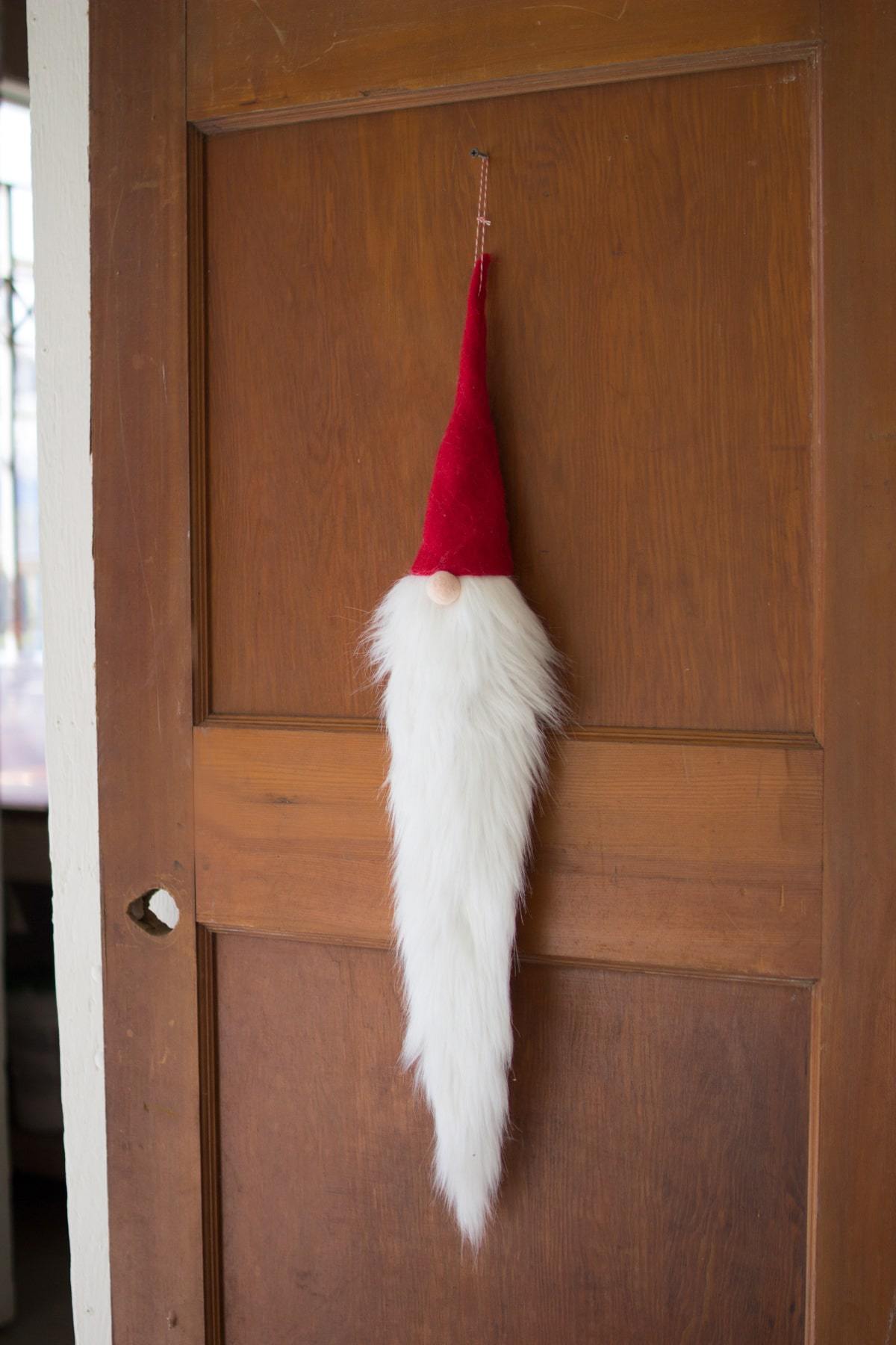 Kalalou Long Felt Santa Door Hanger (Set of 4)
