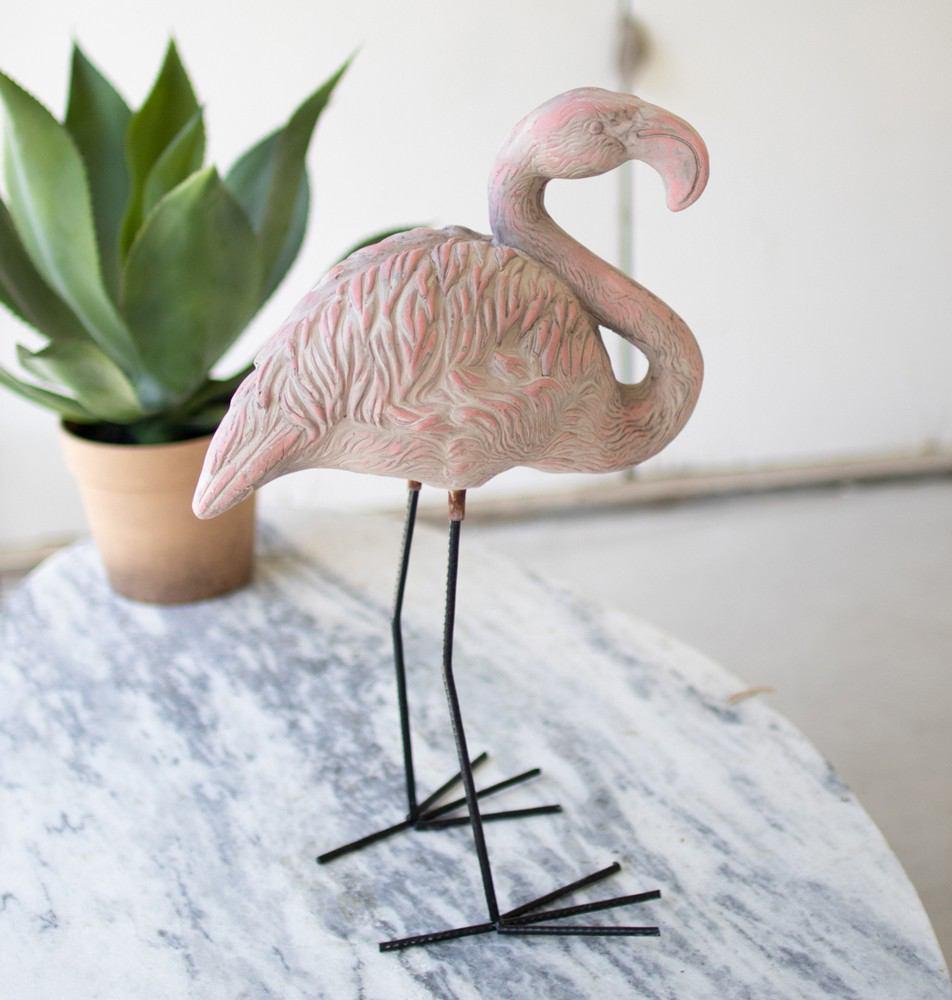 Kalalou Flamingo Sculpture