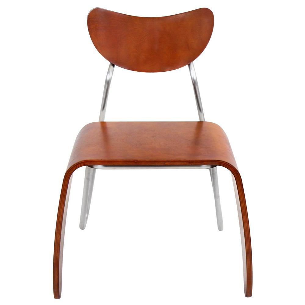 LumiSource Bent Wood / Stainless Steel