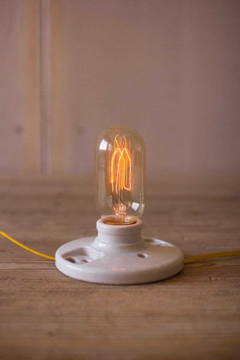Kalalou Capsule Edison Bulb - Set of 4