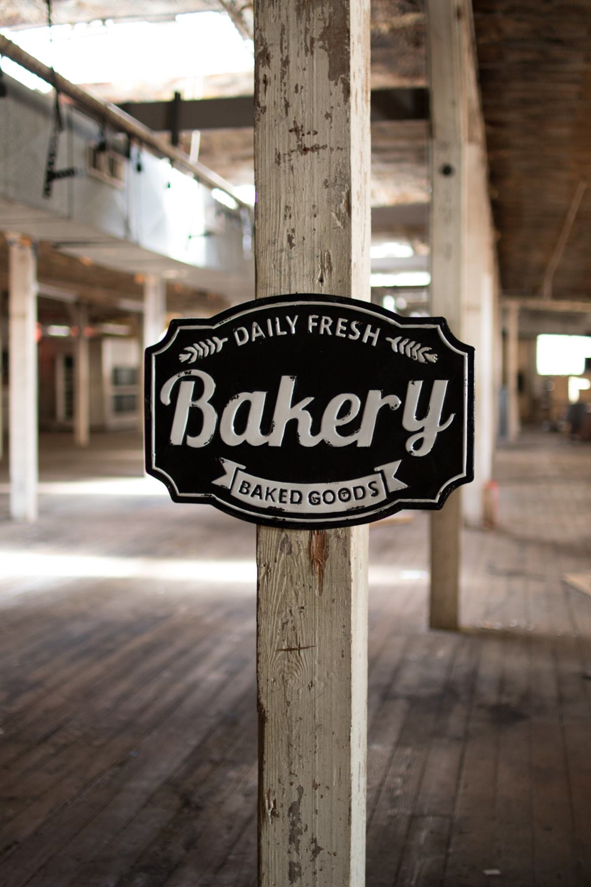Kalalou Enamelware Bakery Sign