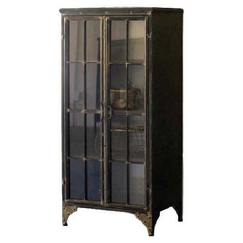 Kalalou Iron And Glass Apothecary Buffet