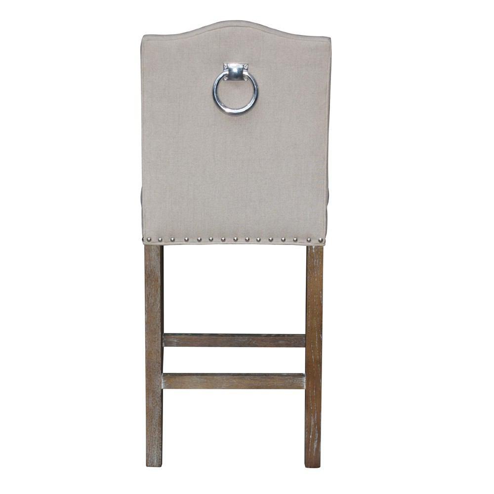 Padma's Plantation Calusa Beach Counter Stool - Brushed Linen