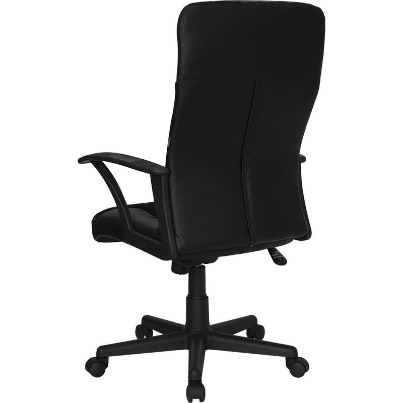 Flash Furniture High Back Black Leather And Mesh Executive Swivel Office Chair