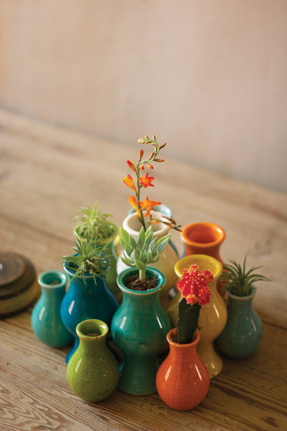 Kalalou Multi-Color Ceramic Vases - Set Of 13
