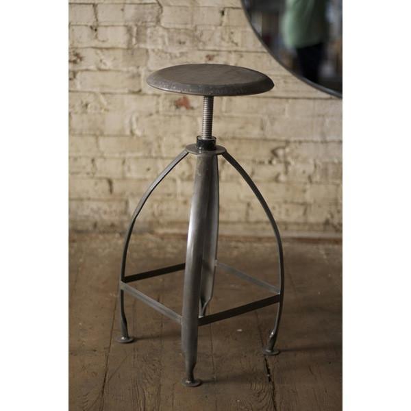 Kalalou Metal Stool With Adjustable Top Bar Stools, Kalalou, - Modish Store