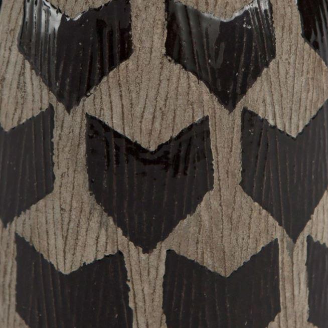 Gold Leaf Design Group Graphic Ceramic Bottle Vases - Set of 3
