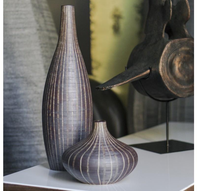 Gold Leaf Design Group Urchin Porcelain Vases