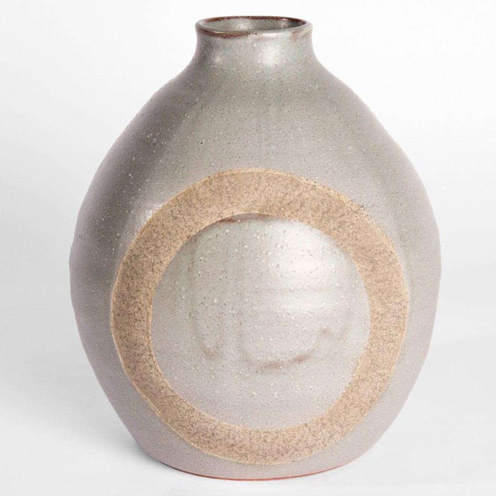Gold Leaf Design Group Zazen Ceramic Vase - 9.5"H