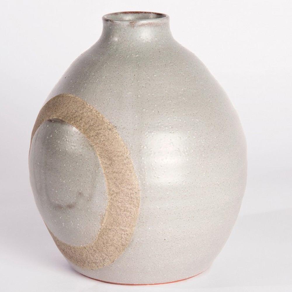 Gold Leaf Design Group Zazen Ceramic Vase - 9.5"H