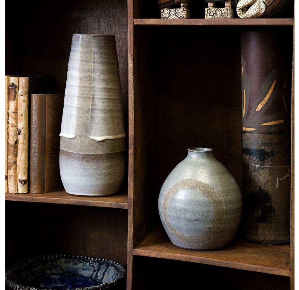 Gold Leaf Design Group Zazen Ceramic Vase - 17"H
