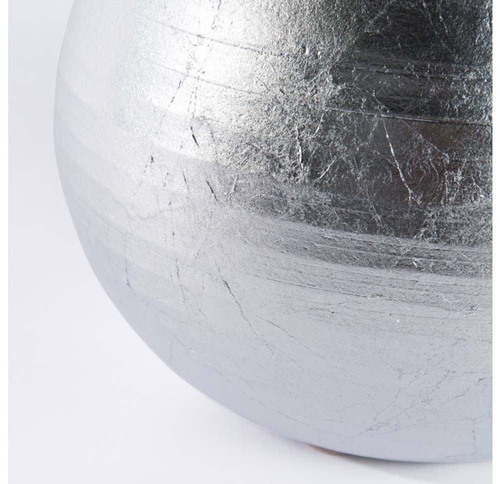 Gold Leaf Design Group Venus 12"H Silver Leafed Vase