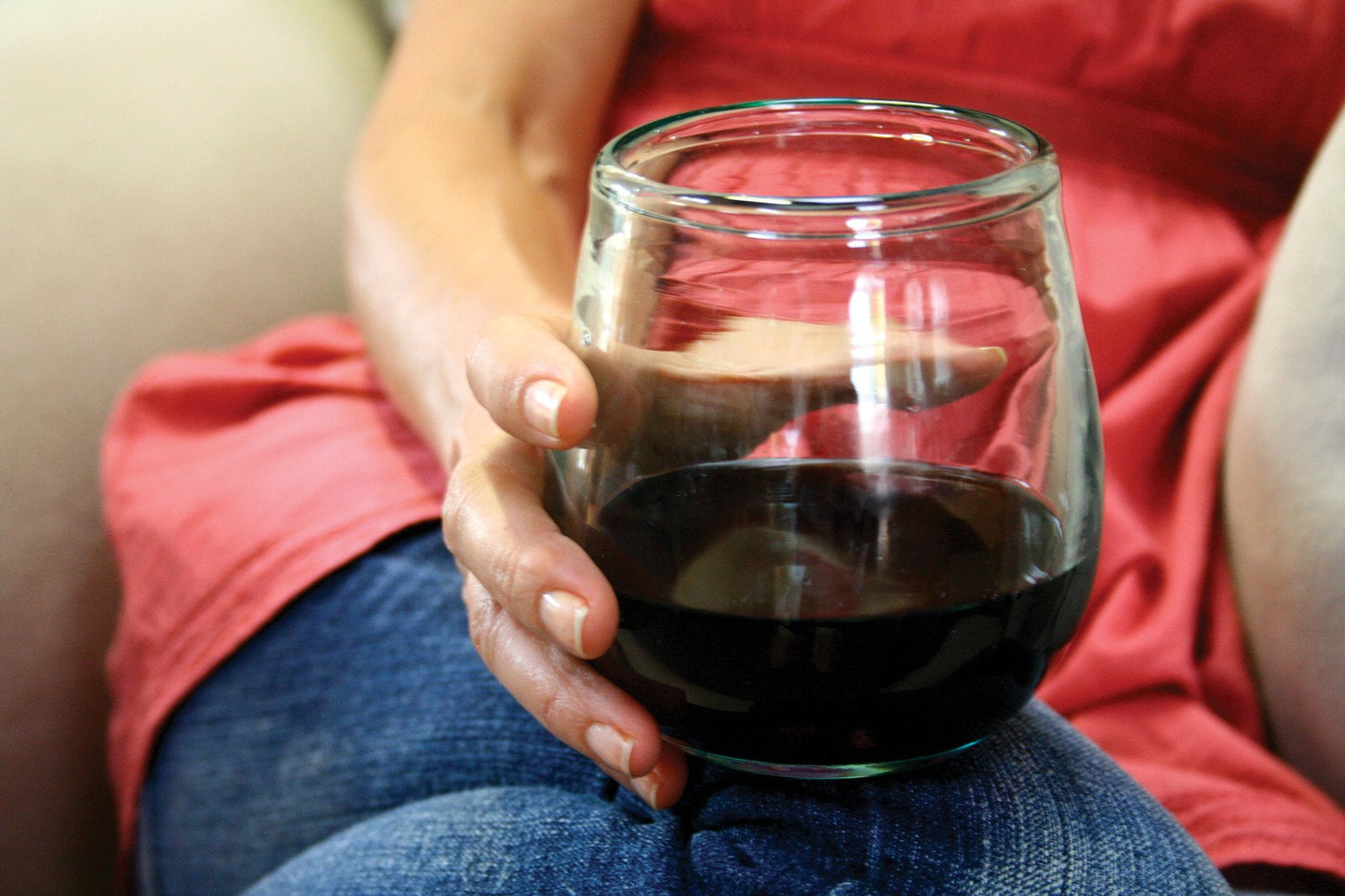 Kalalou Stemless Wine Glass Clear
