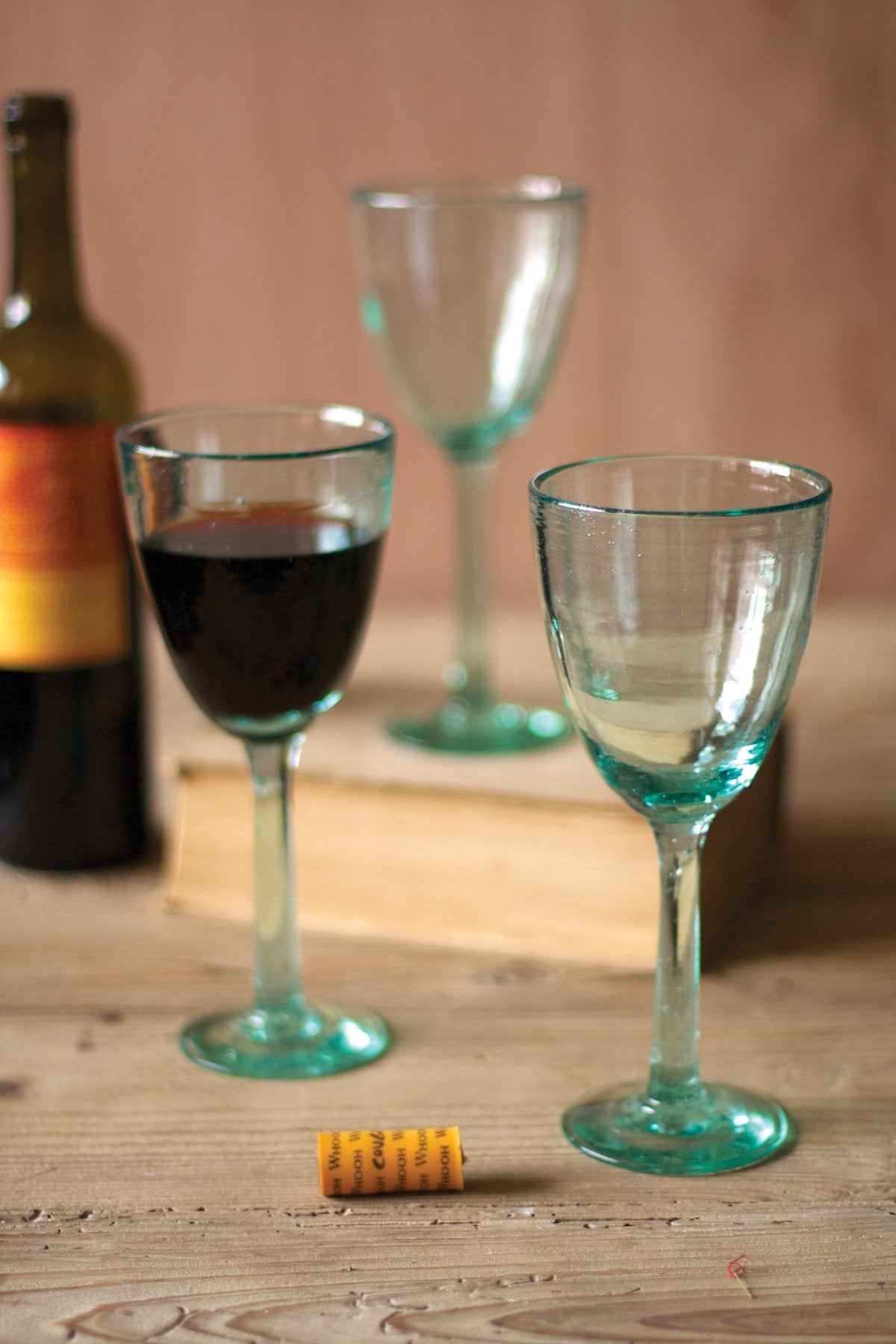 Kalalou Recycled Wine Glass