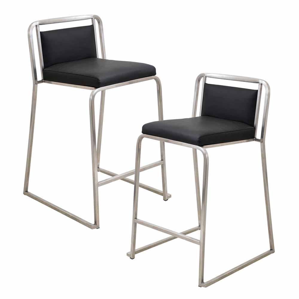 LumiSource Cascade Stackable Counter Stool - Set Of 2