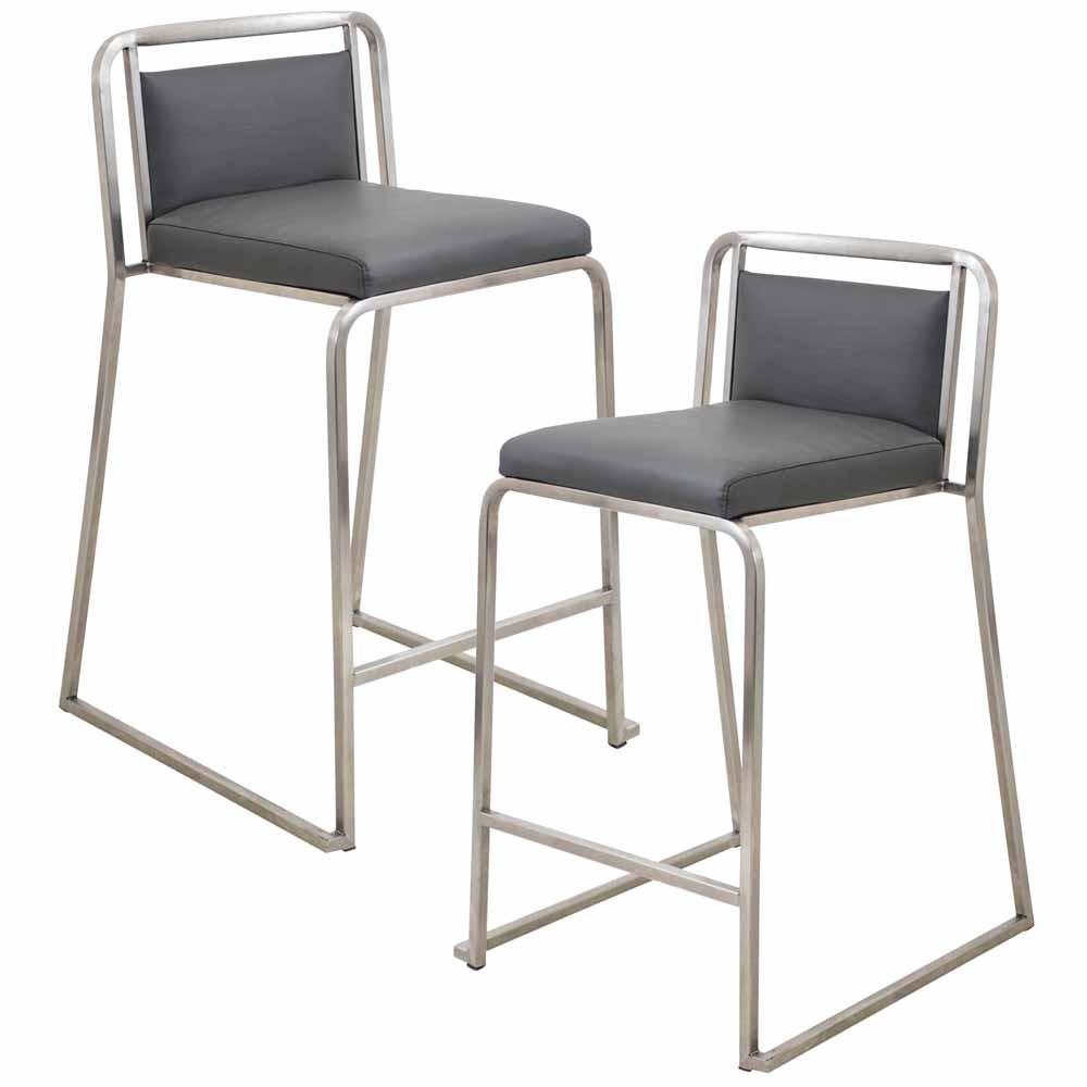LumiSource Cascade Stackable Counter Stool - Set Of 2