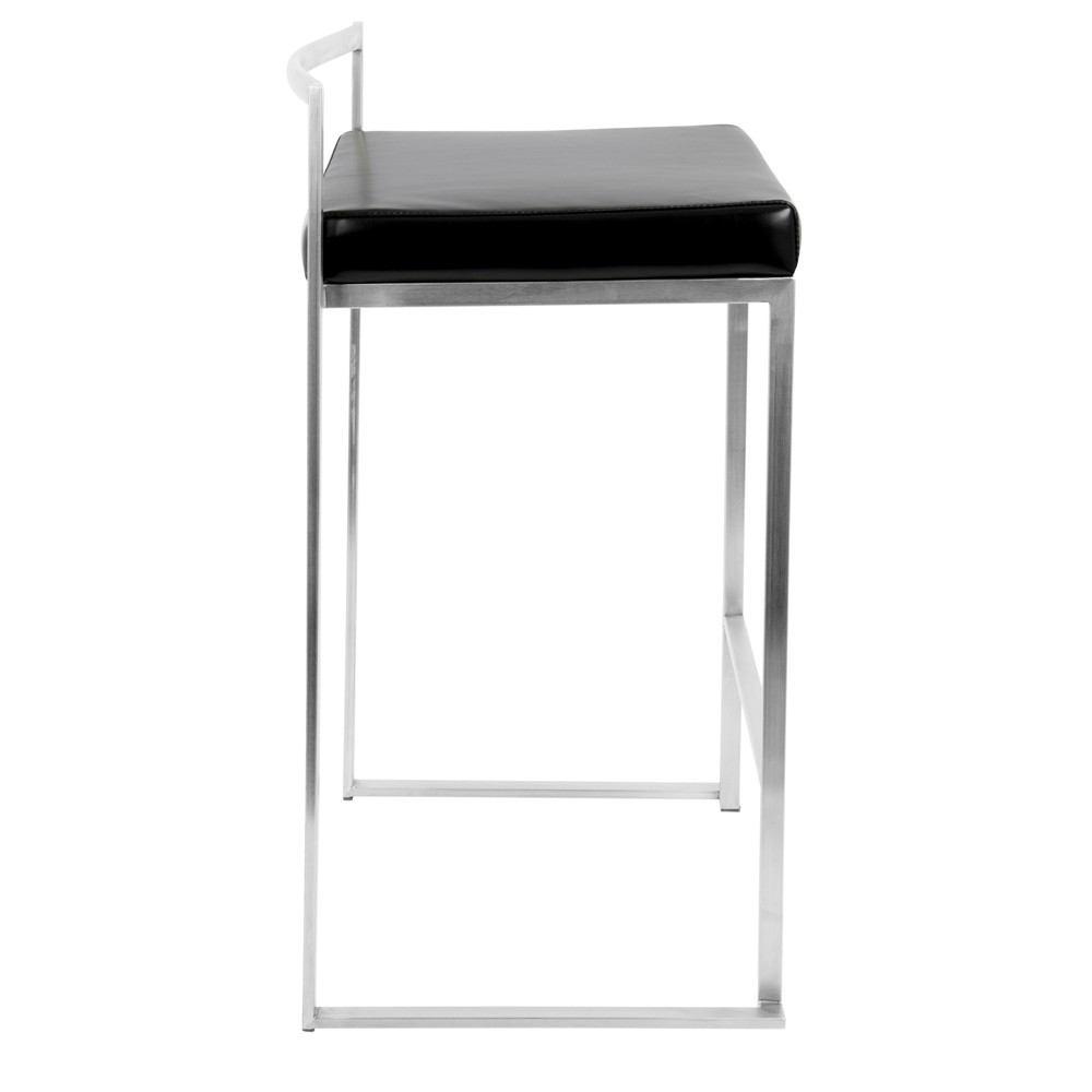 LumiSource Fuji Stacker Counter Stool Set of 2