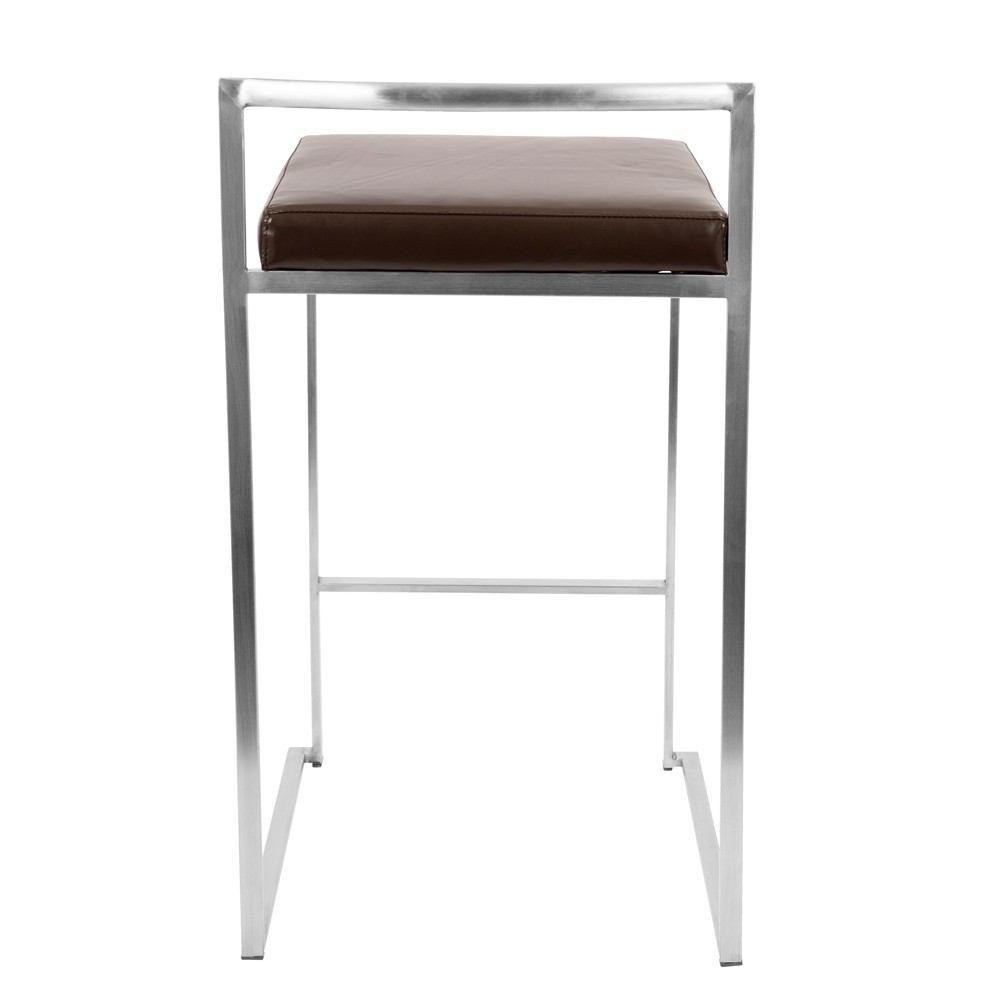 LumiSource Fuji Stacker Counter Stool Set of 2