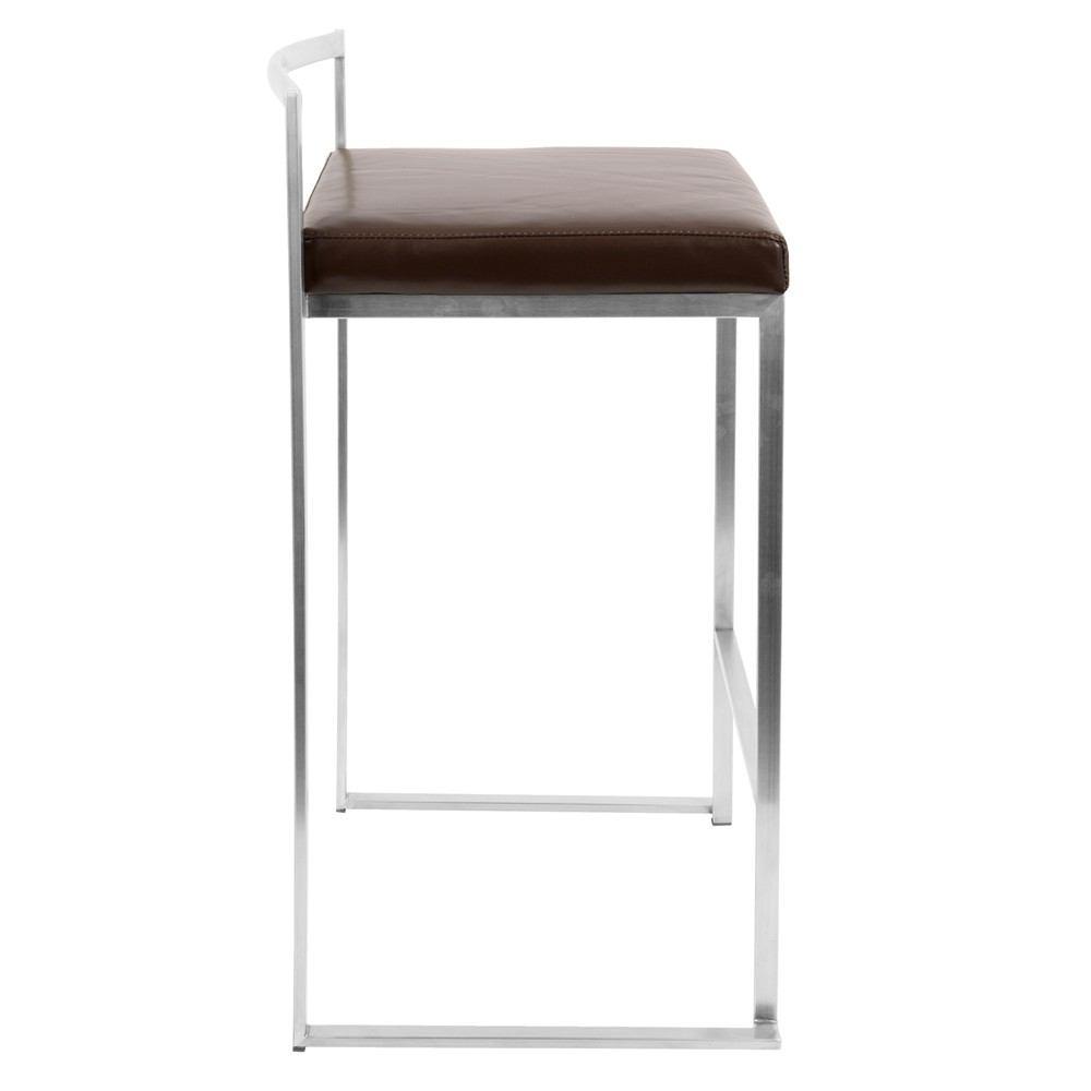 LumiSource Fuji Stacker Counter Stool Set of 2