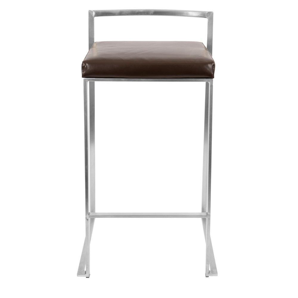 LumiSource Fuji Stacker Counter Stool Set of 2