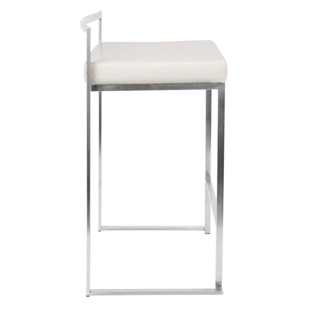 LumiSource Fuji Stacker Counter Stool Set of 2