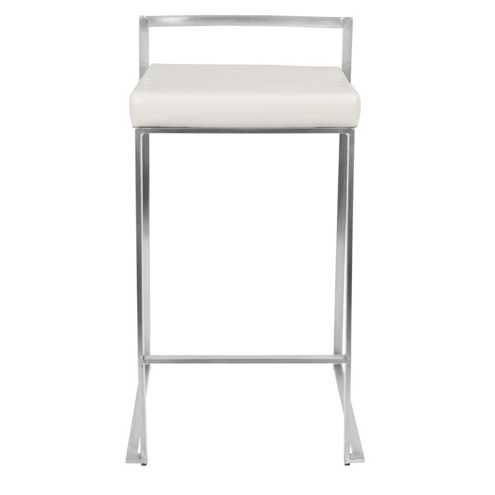 LumiSource Fuji Stacker Counter Stool Set of 2