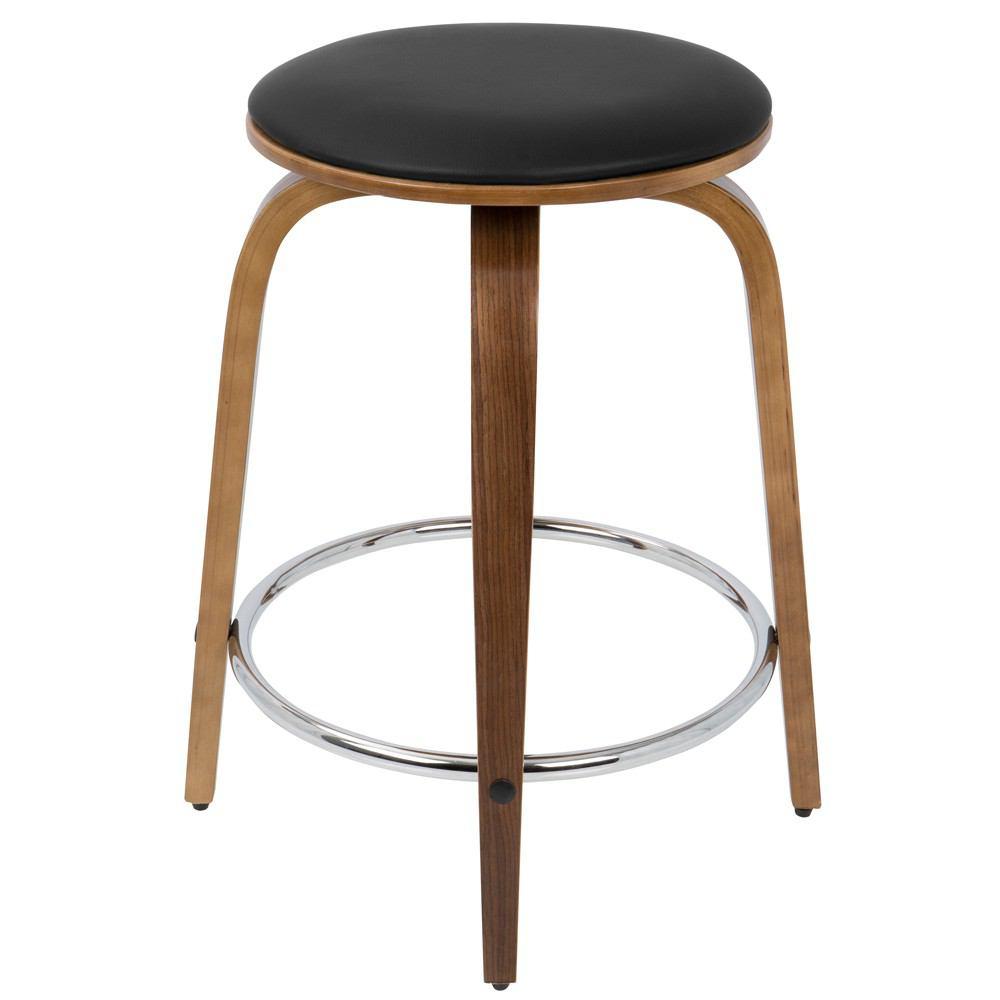 LumiSource Porto Counter Stools with Swivel - Set Of 2