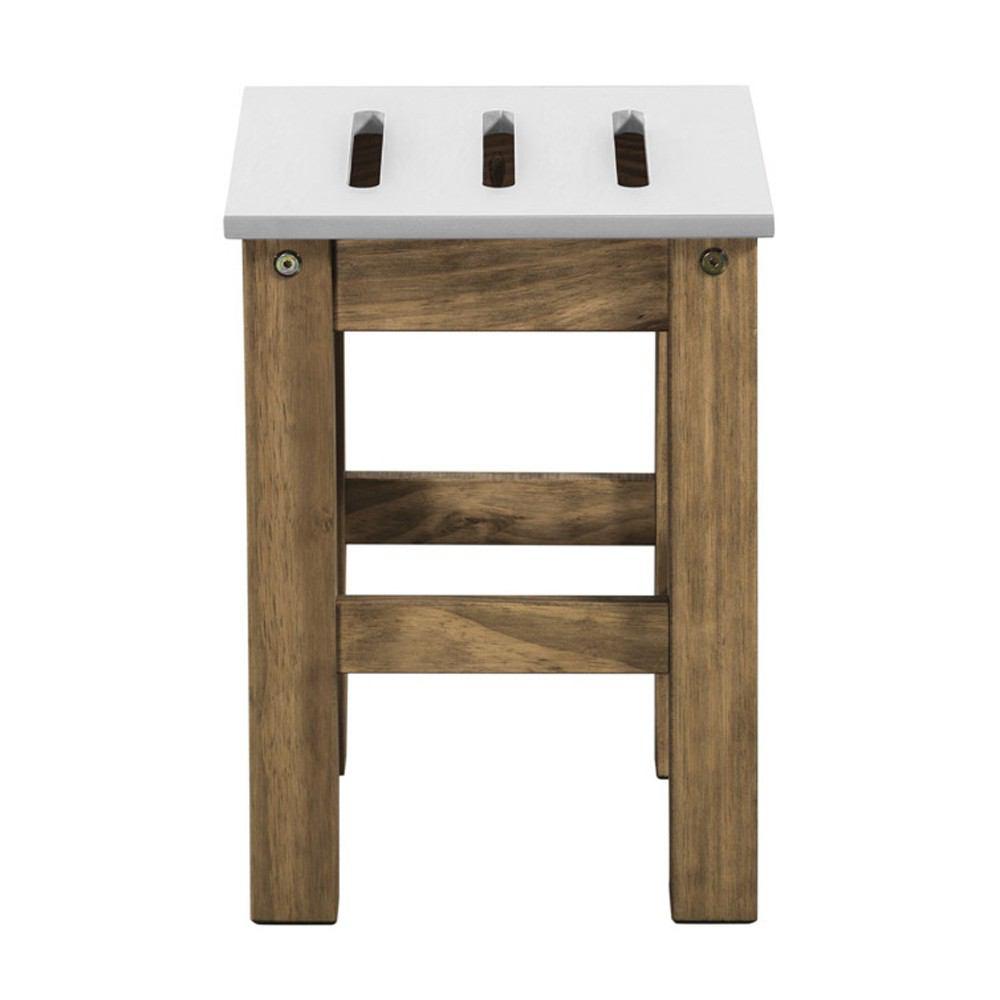 Manhattan Comfort Mid- Century Modern 2- Piece Stillwell 17.7" Barstool