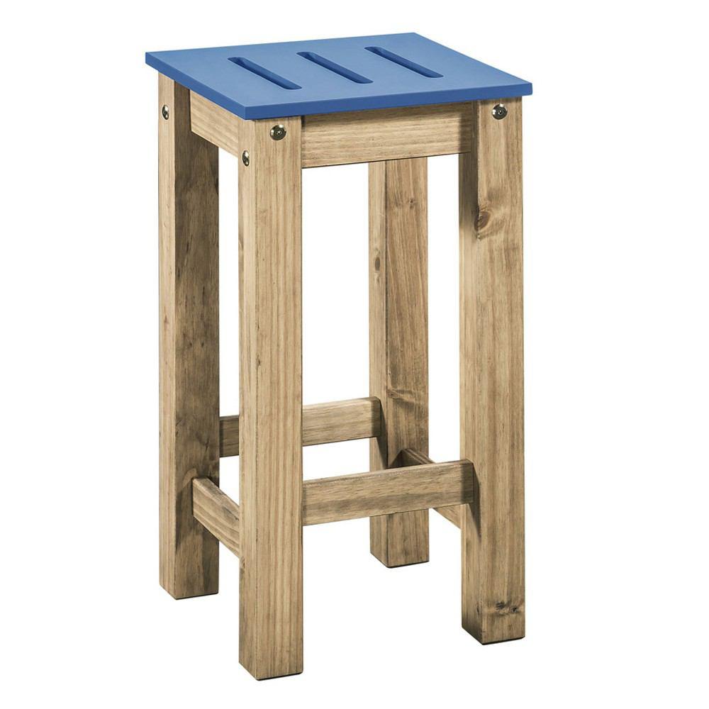 Manhattan Comfort Mid- Century Modern 2-Piece Stillwell 24.8" Tall Barstool