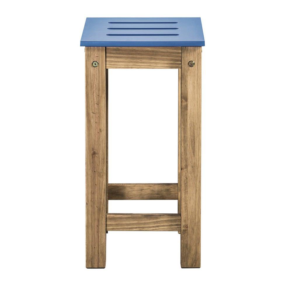 Manhattan Comfort Mid- Century Modern 2-Piece Stillwell 24.8" Tall Barstool