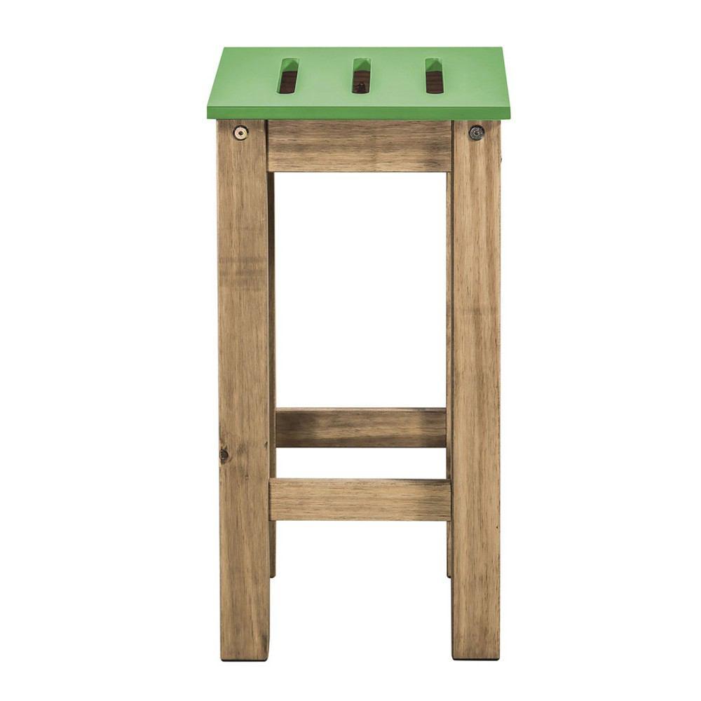 Manhattan Comfort Mid- Century Modern 2-Piece Stillwell 24.8" Tall Barstool