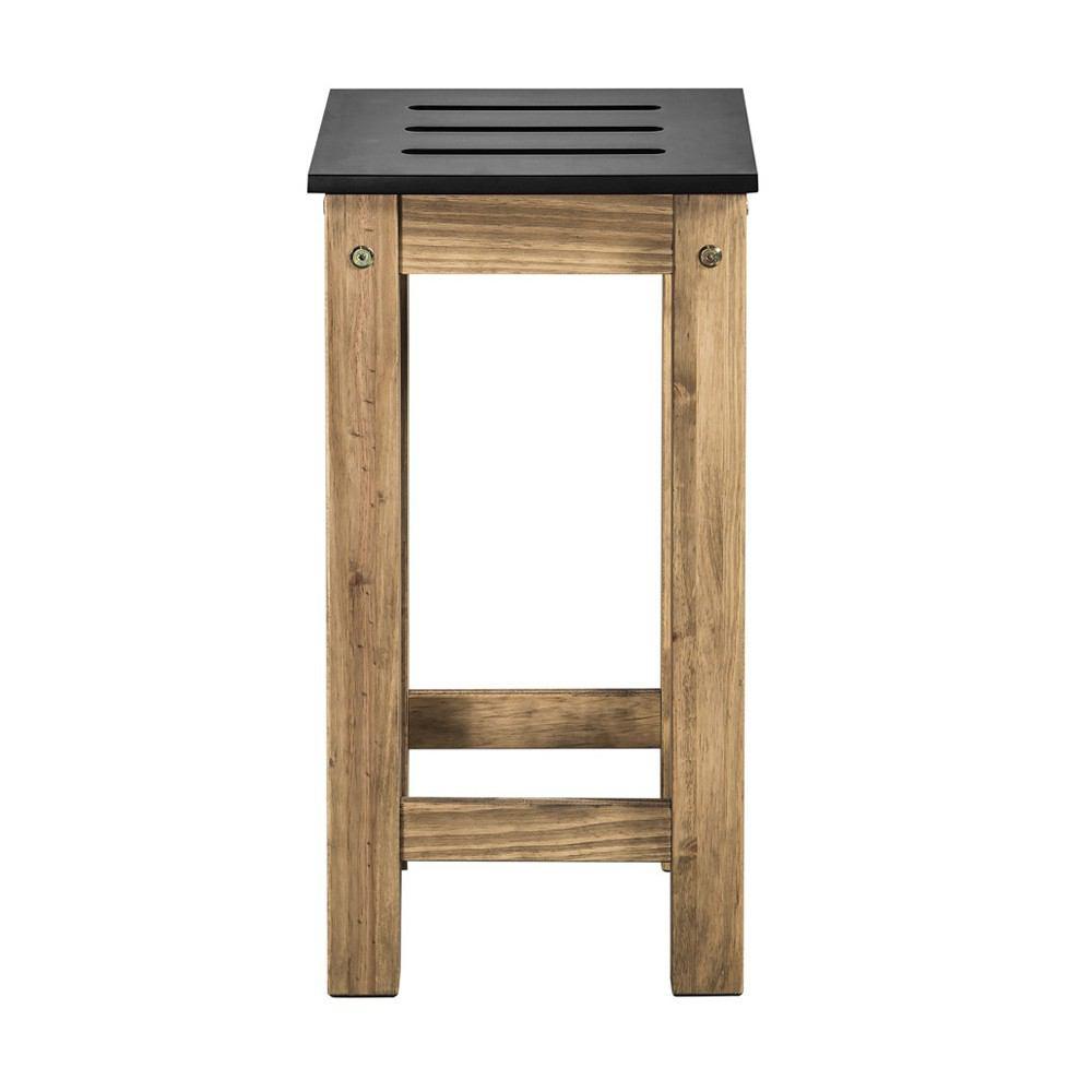 Manhattan Comfort Mid- Century Modern 2-Piece Stillwell 24.8" Tall Barstool