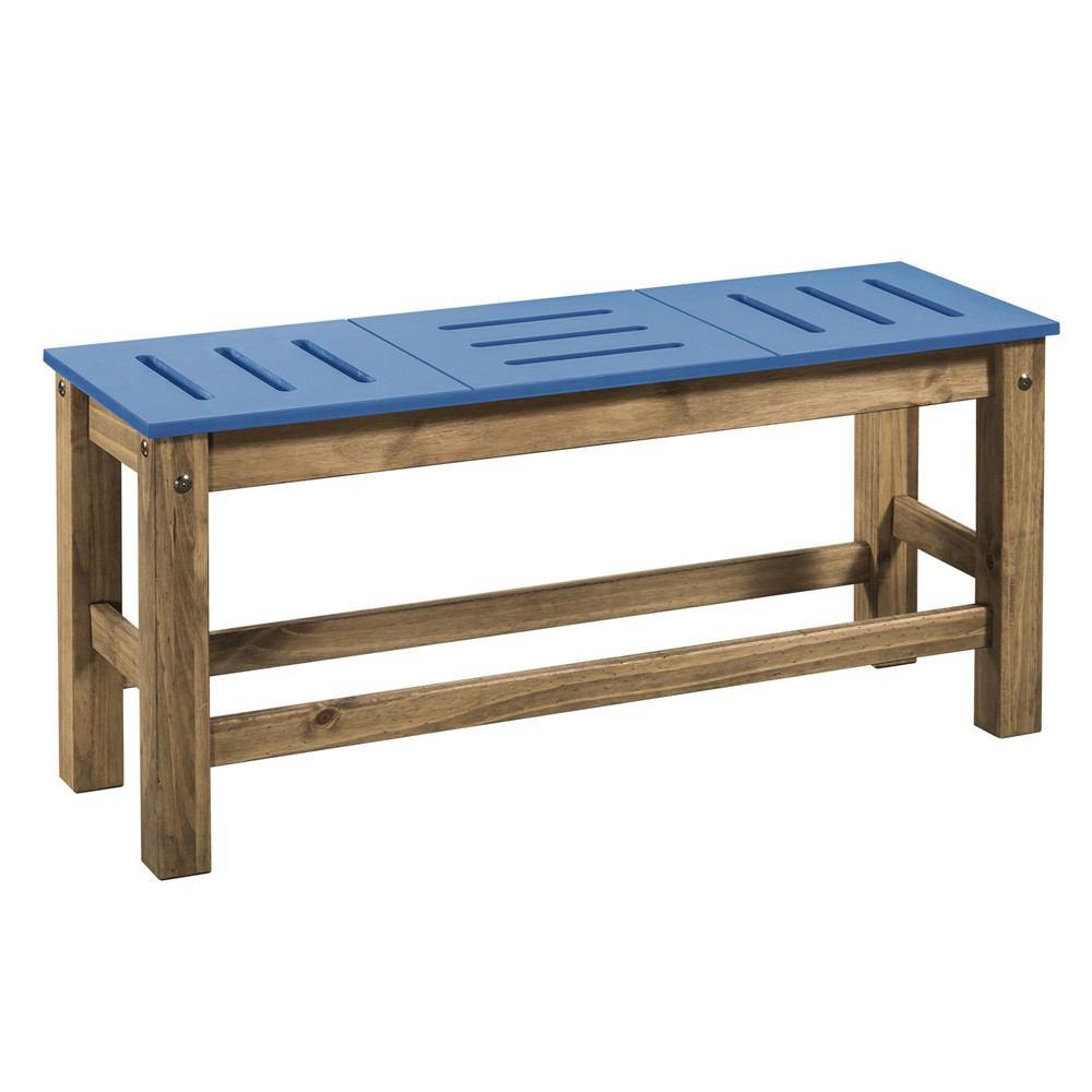 Manhattan Comfort Mid- Century Modern 2-Piece Stillwell 37.8" Bench